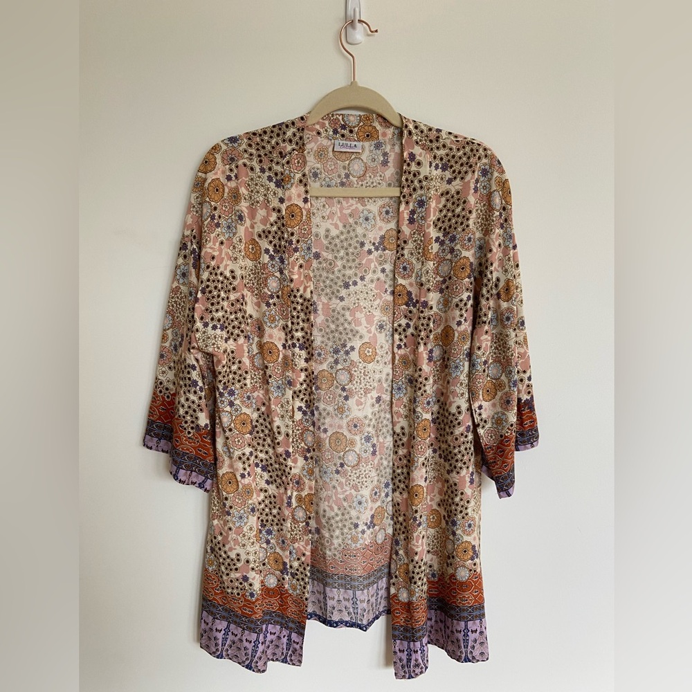 Lulla Collection Evereve Kimono Duster Cardigan / Jacket, One Size (OS)